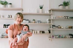 Becky and Baby Isabel Harris