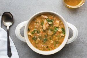 Food Deadline Red Lentil and Chicken Soup