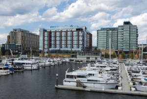 Capitol Yacht Club and View of The Wharf