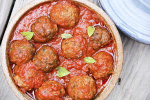 Food Healthy Lightened Up Meatballs