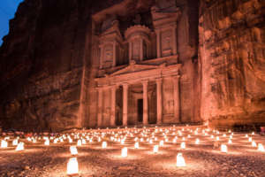 Petra by night