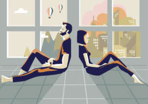 Couple in argue