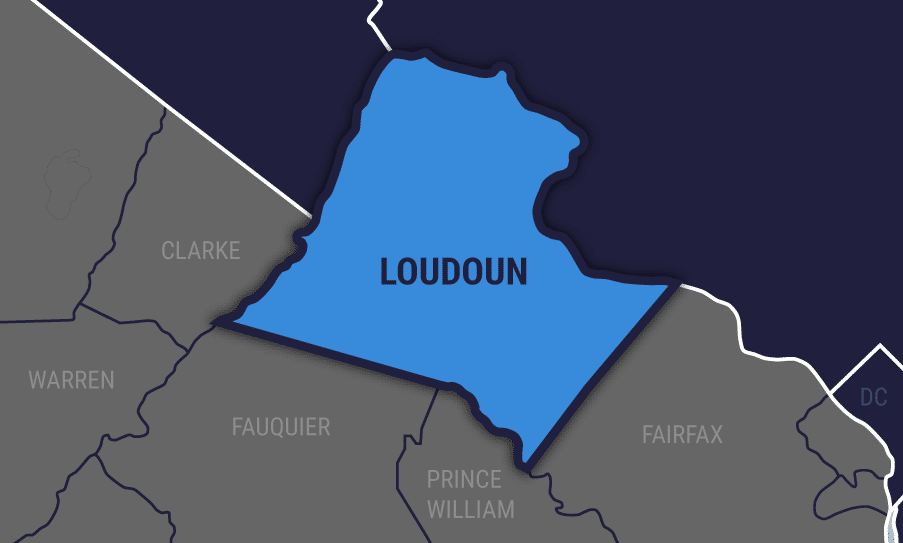 Loudoun map