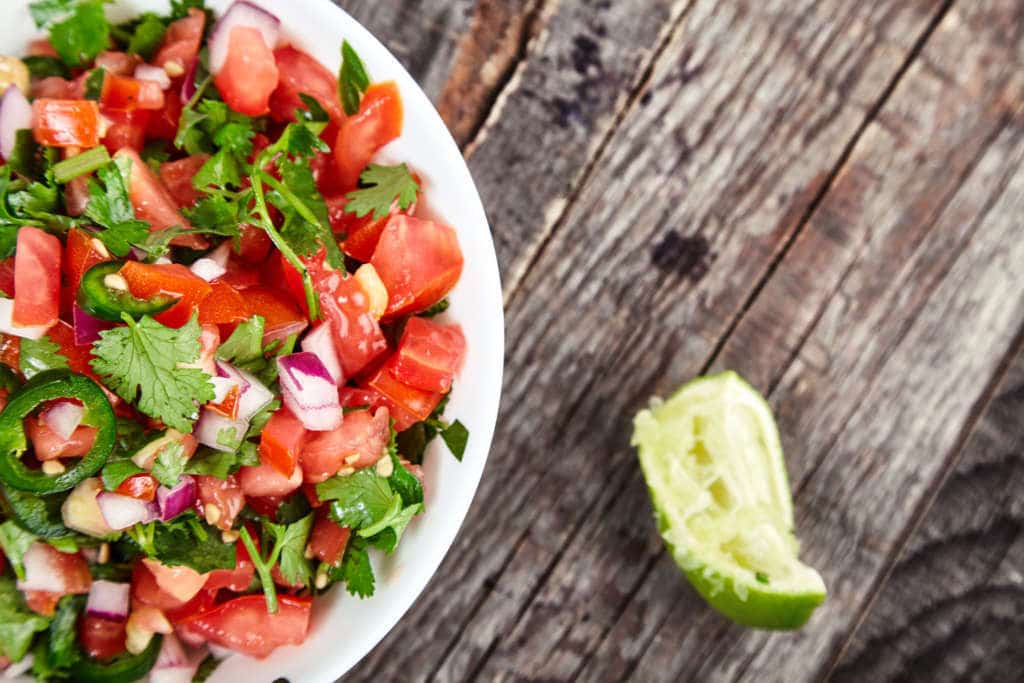 Pico de Gallo sauce, salsa fresca