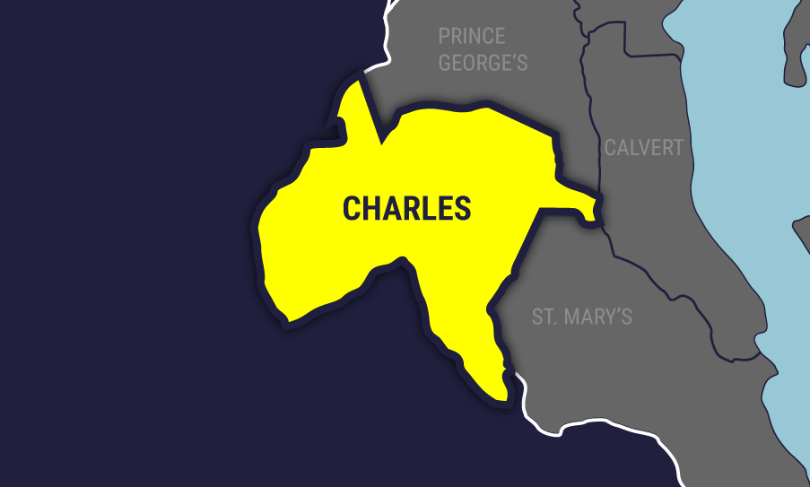 Charles County map
