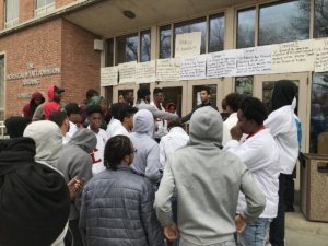 Howard protest