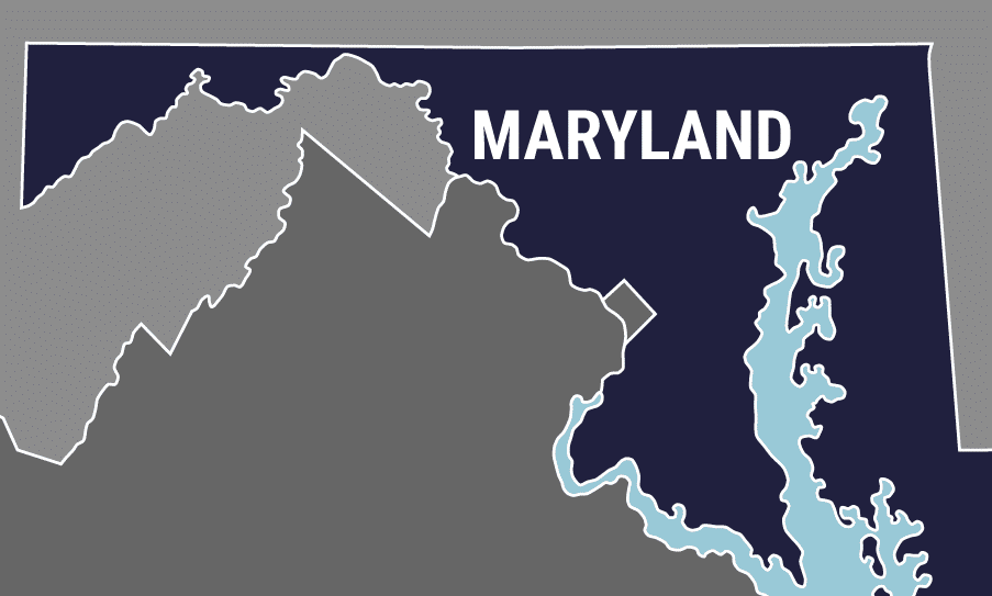 MARYLAND map