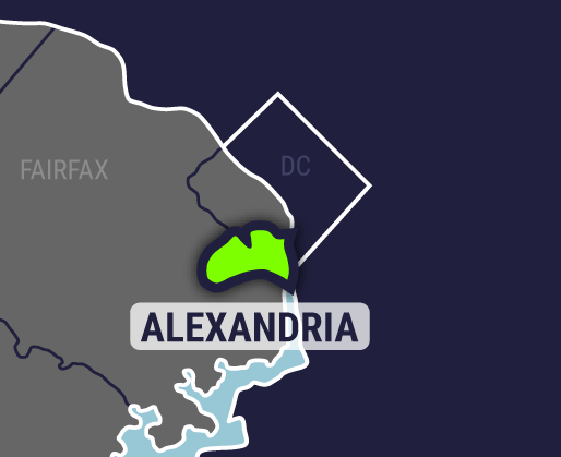 Alexandria map