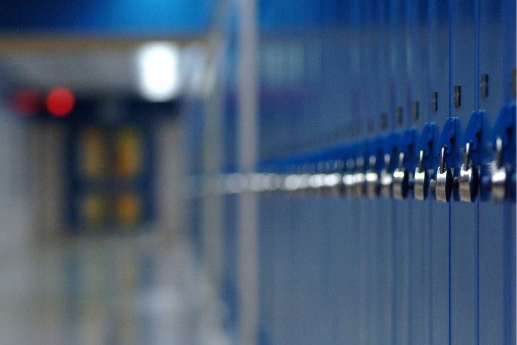 A row of lockers is seen in the file photo. (Thinkstock)