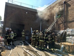 DC warehouse fire
