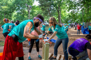 CPDC & Enterprise Community Partners team up for a Kaboom! Playground Build | May 23, 2018 | Silver Spring, MD