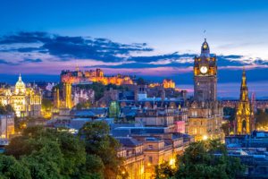 Skyline of edinburgh