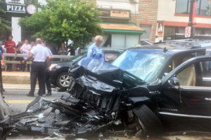 H street crash