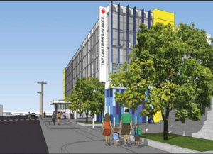 Rendering of The Children's School facility.(Courtesy Arlington County)