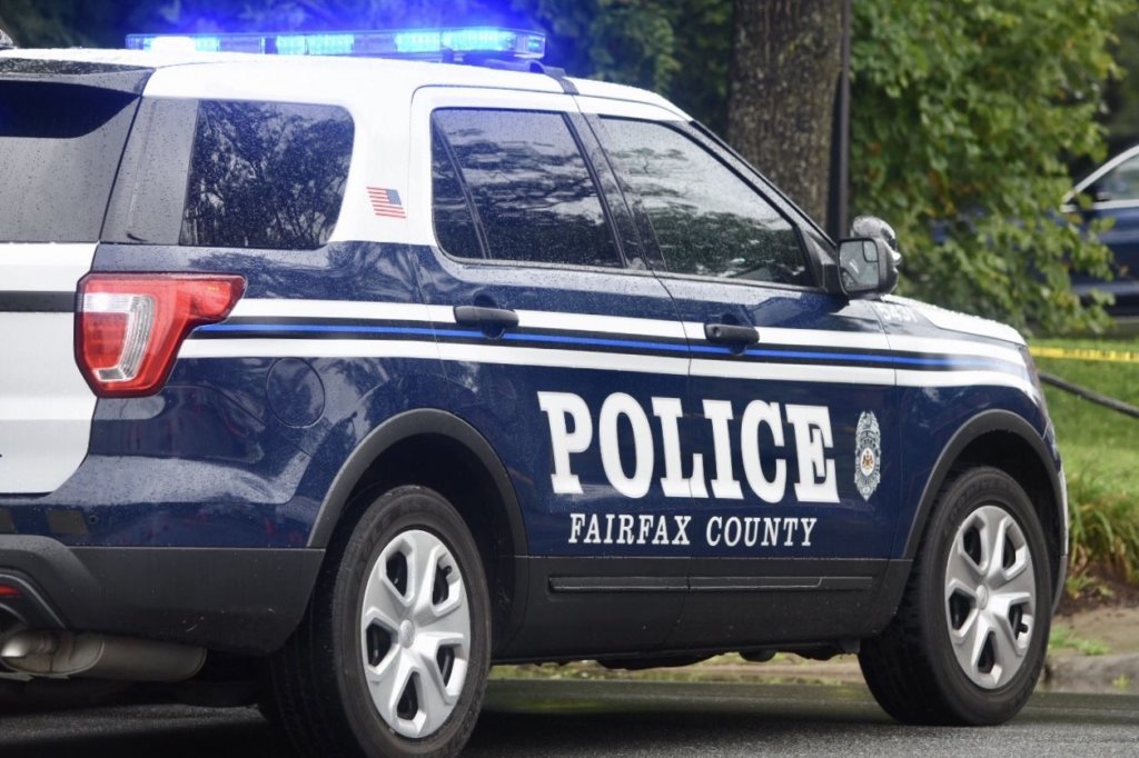 Fairfax County police vehicle.
