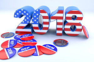 2018 Textured with the US Flag and Pin Badges