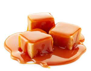 Caramel candies and caramel sauce