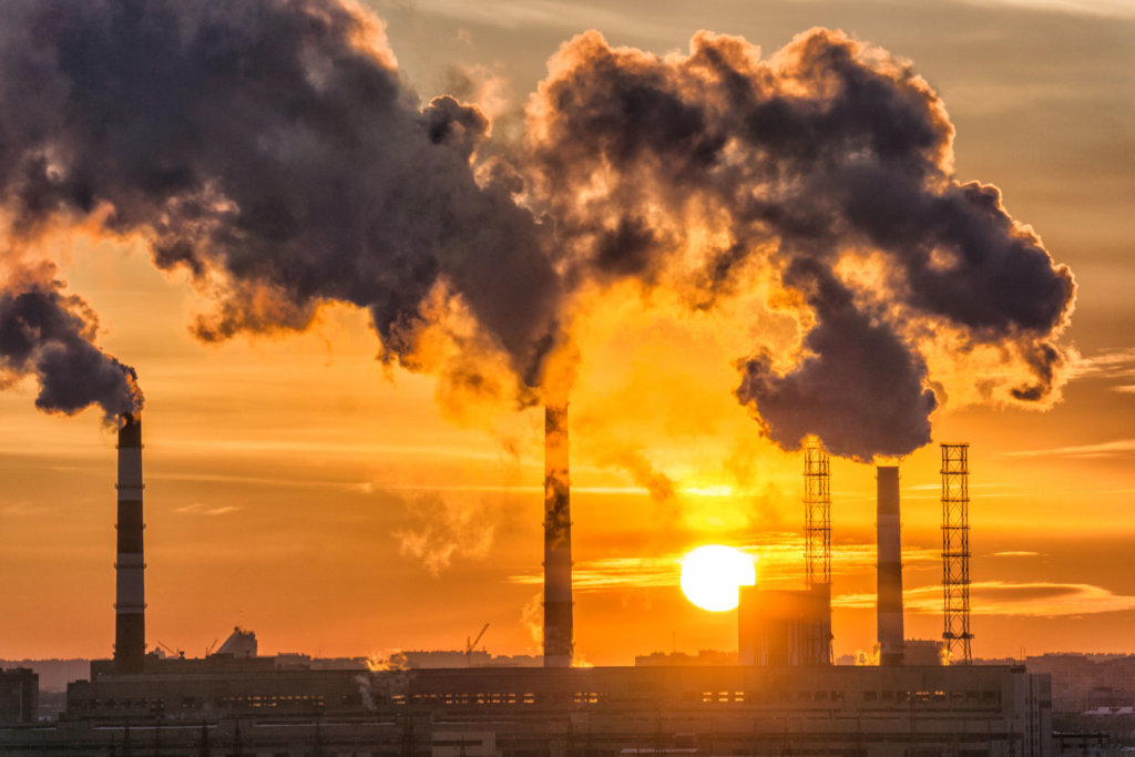 Pipe factory smoke
