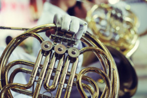 Marching band Playing instrument