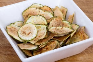 Zucchini thin chips