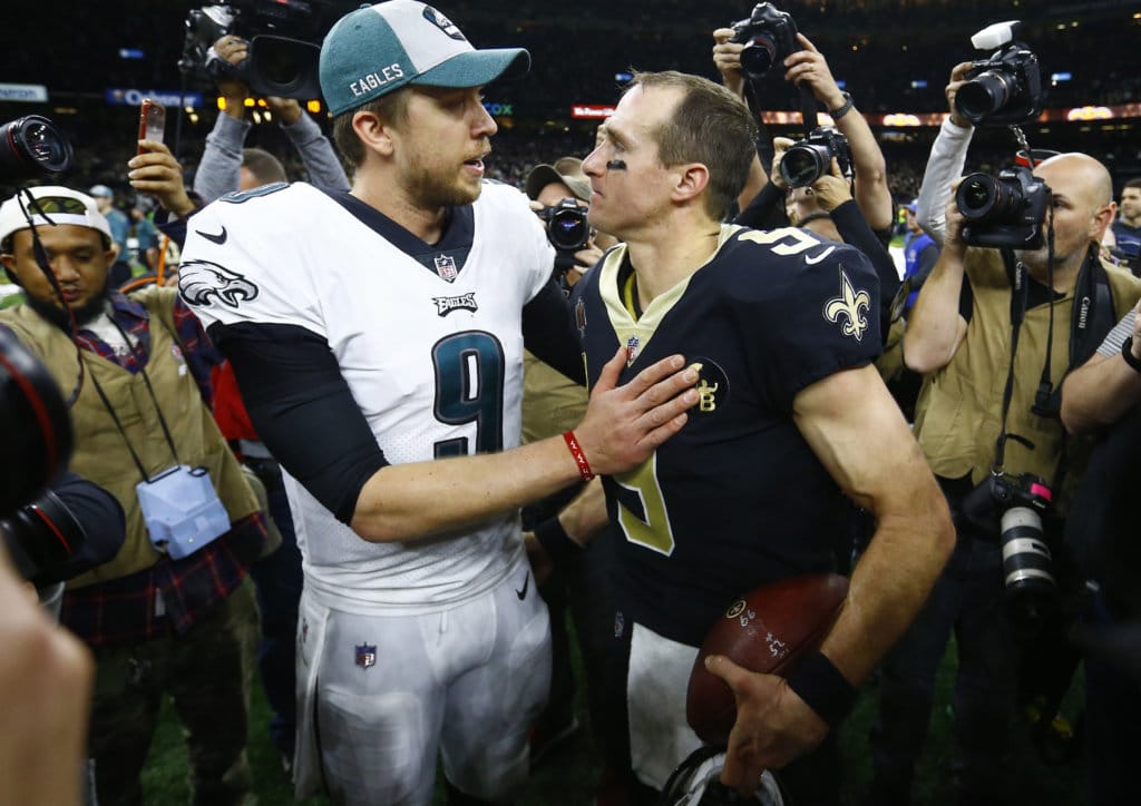 Eagles Saints Football