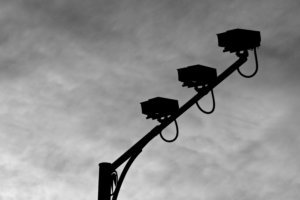 Motorway average speed cameras