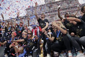 APTOPIX WWCup US Returns Home Soccer