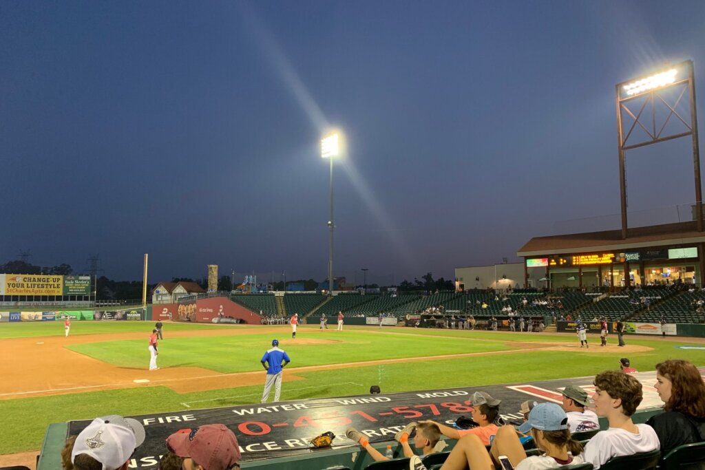 Infield of the Regency Furniture Stadium in Waldorf