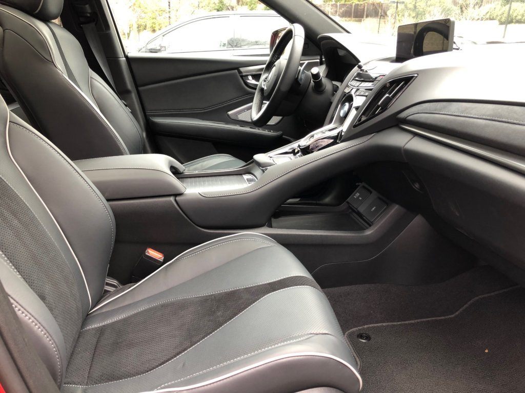 Interior view of the Acura RDX SH-AWD-A-Spec shows a roomy, comfortable inside.