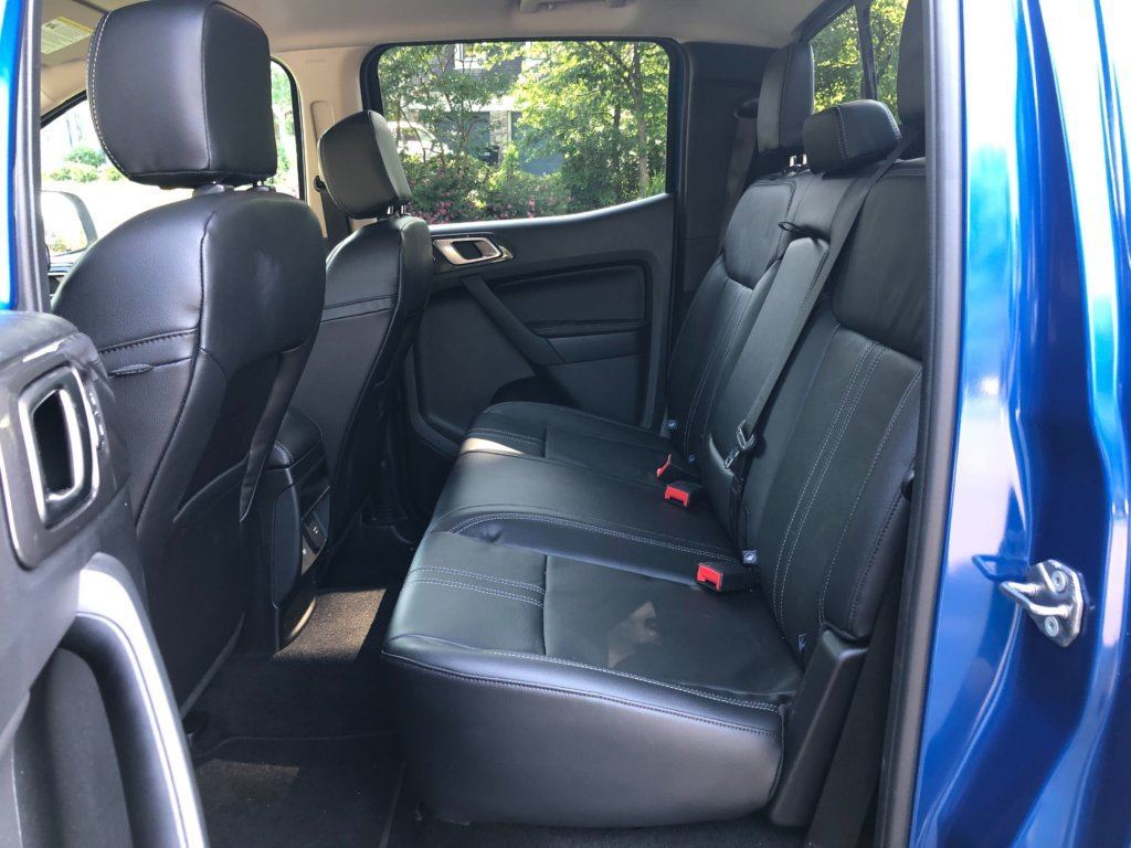 Back seats in the 2019 Ford Ranger.