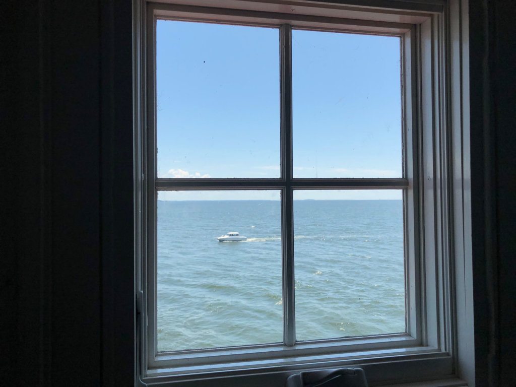 <p style="text-align: center;">Another view out the window.</p>