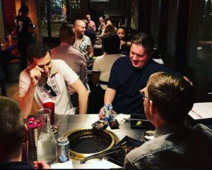 Diners at Gogi Yogi's soft opening last weekend. (Courtesy Gogi Yogi)