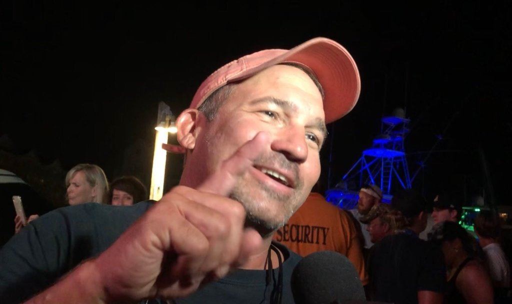 Tommy Hinkle, who won the top prize with a 79.5-pound White Marlin, is the tournament's first two-time winner.