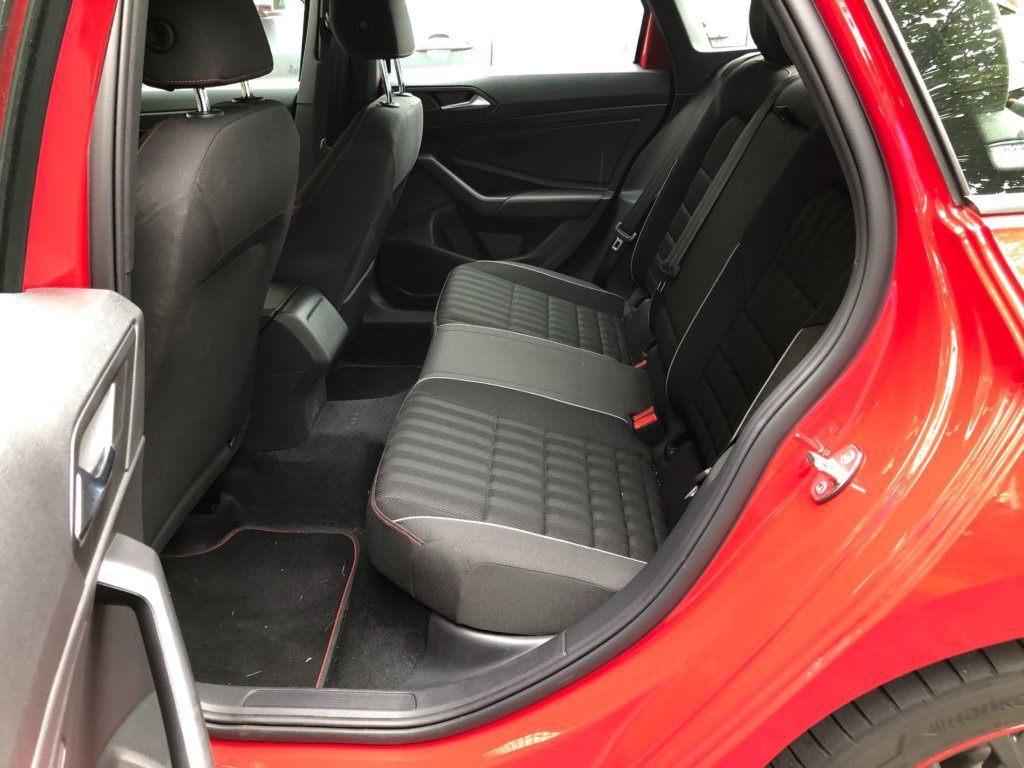 Back seats in the 2019 Volkswagen Jetta.