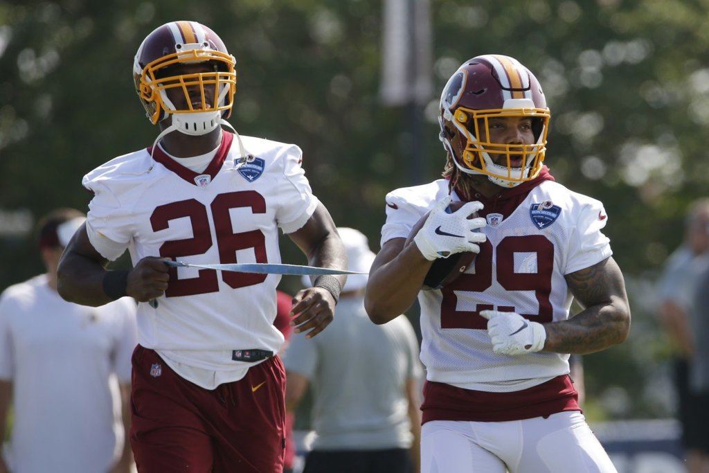 Derrius Guice, Adrian Peterson