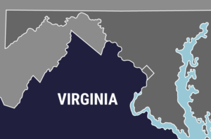 Map of Virginia