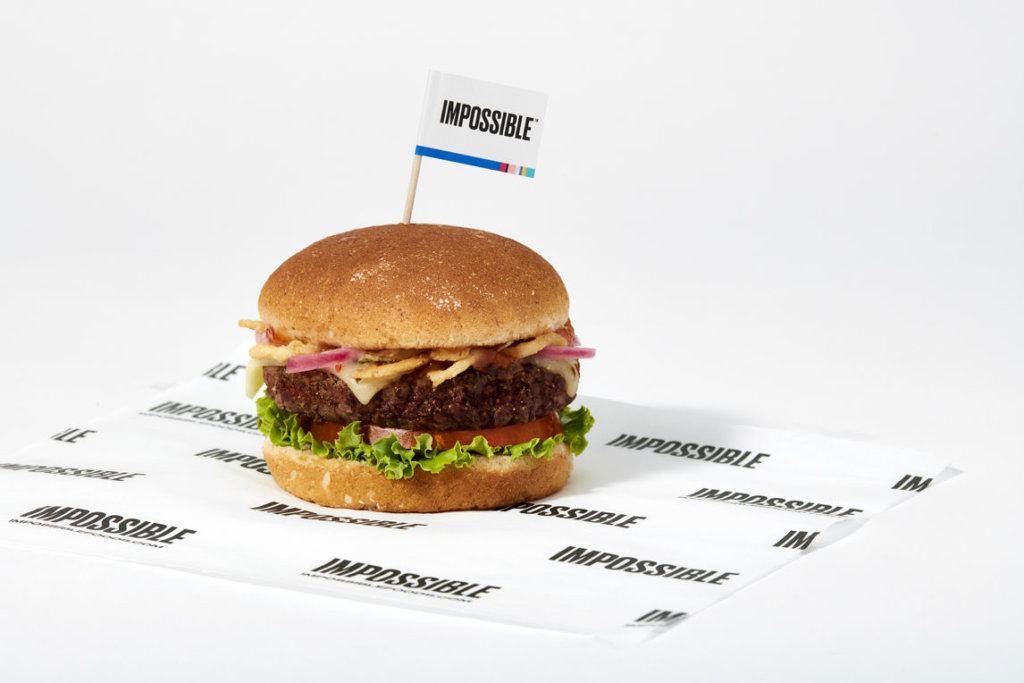 Creole burger paper flag