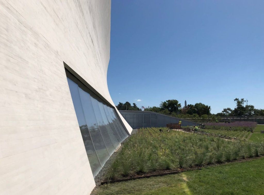 The construction has not been without its snags. One of the <a href="https://twitter.com/kingWTOP/status/1167162737702690817/photo/1" target="_blank" rel="noopener">glass panels in this window broke</a>, and its replacement is specially made due to the panels' unique curved shape.