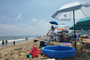 Ocean city umbrellas