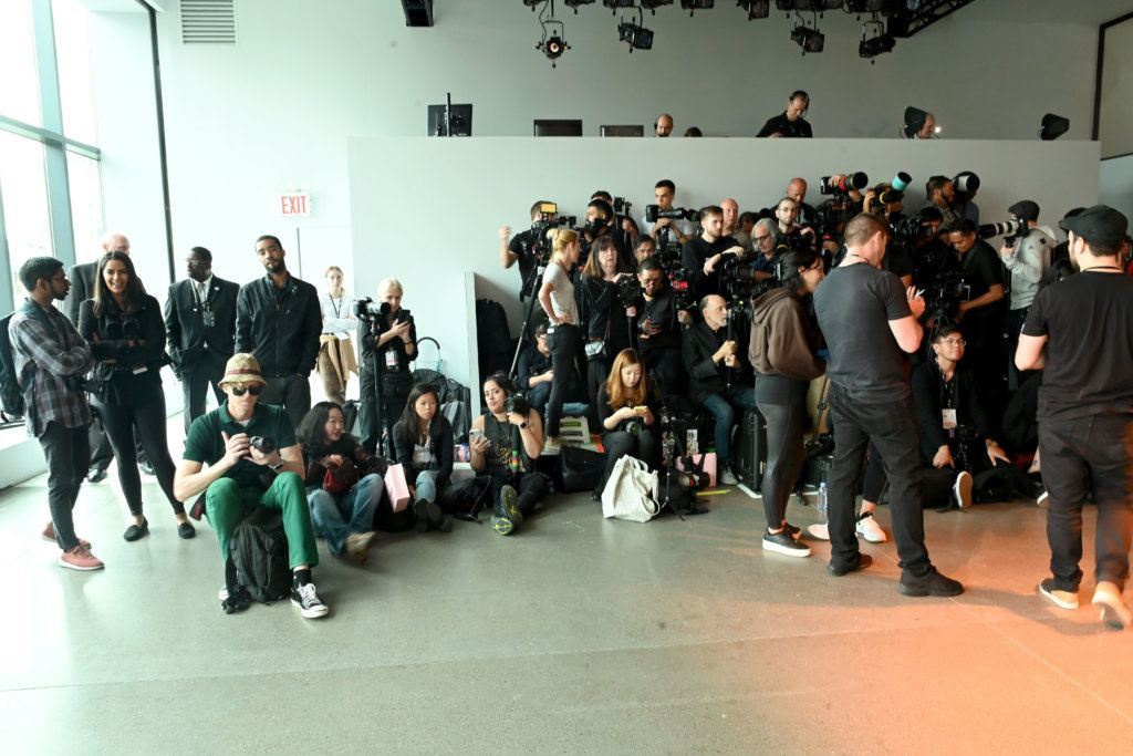 Friday, Sept. 6, 2019 runway show from the label Bronx and Banco by designer Natalie De'Banco at Spring Studios in New York City. Bronx and Banco is known for their gowns and cocktail dresses.