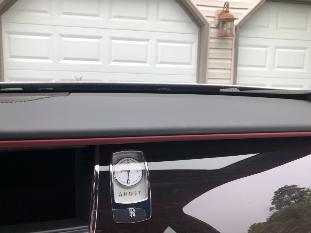Real wood for the trim on the Rolls-Royce Ghost.