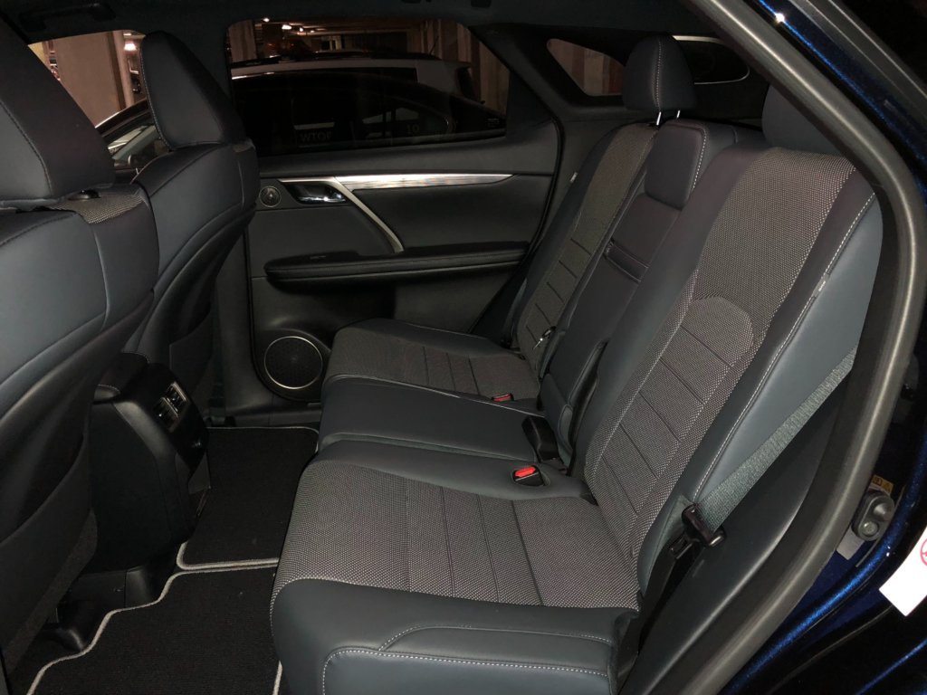 The F Sport sports a business like interior with a large 12.3 inch screen.
