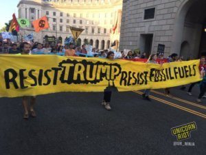 Climate protest