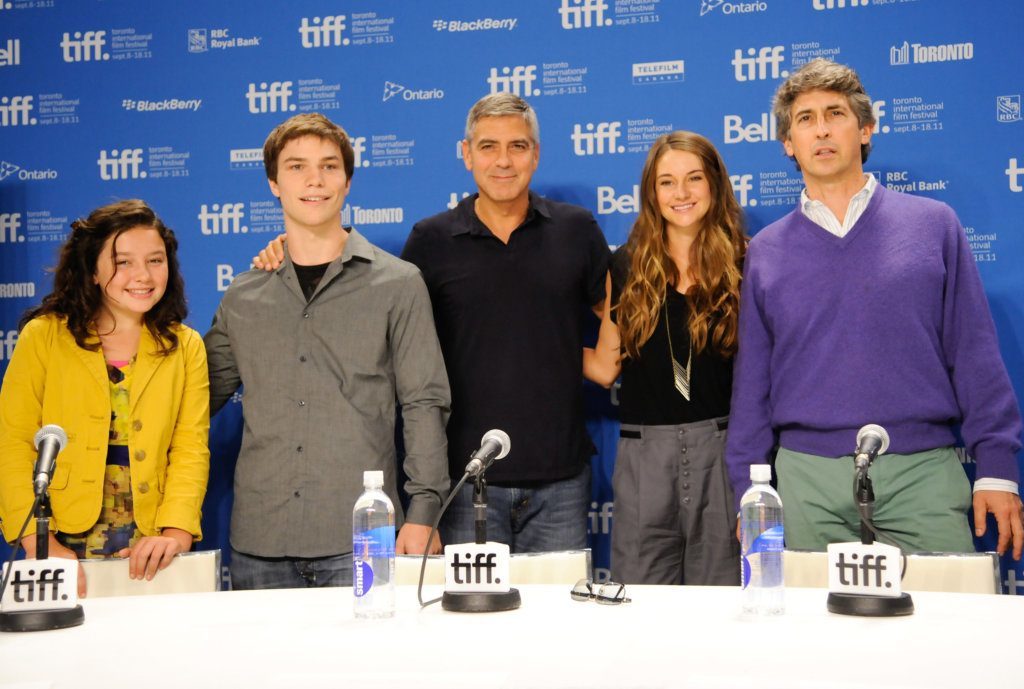 <em>Not</em> this Descendant.

The cast, from left, Amara Miller, Nick Krause, George Clooney, Shailene Woodley and director Alexander Payne participates in a press conference for the film "The Descendants" during TIFF on Saturday, Sept. 10, 2011 in Toronto.