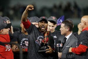 League Championship Series St Louis Cardinals v Washington Nationals Game Four