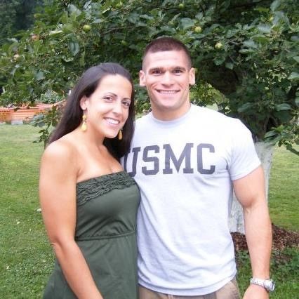 Phil Pinti poses with his wife Jennifer.