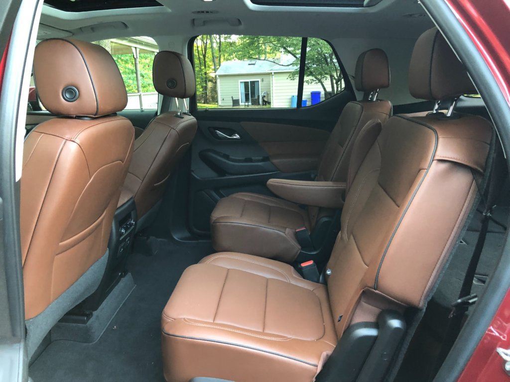 Chevrolet Traverse High Country interior. (WTOP/Mike Parris)