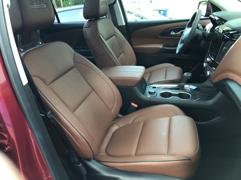 Chevy Traverse High Country interior. (WTOP/Mike Parris)