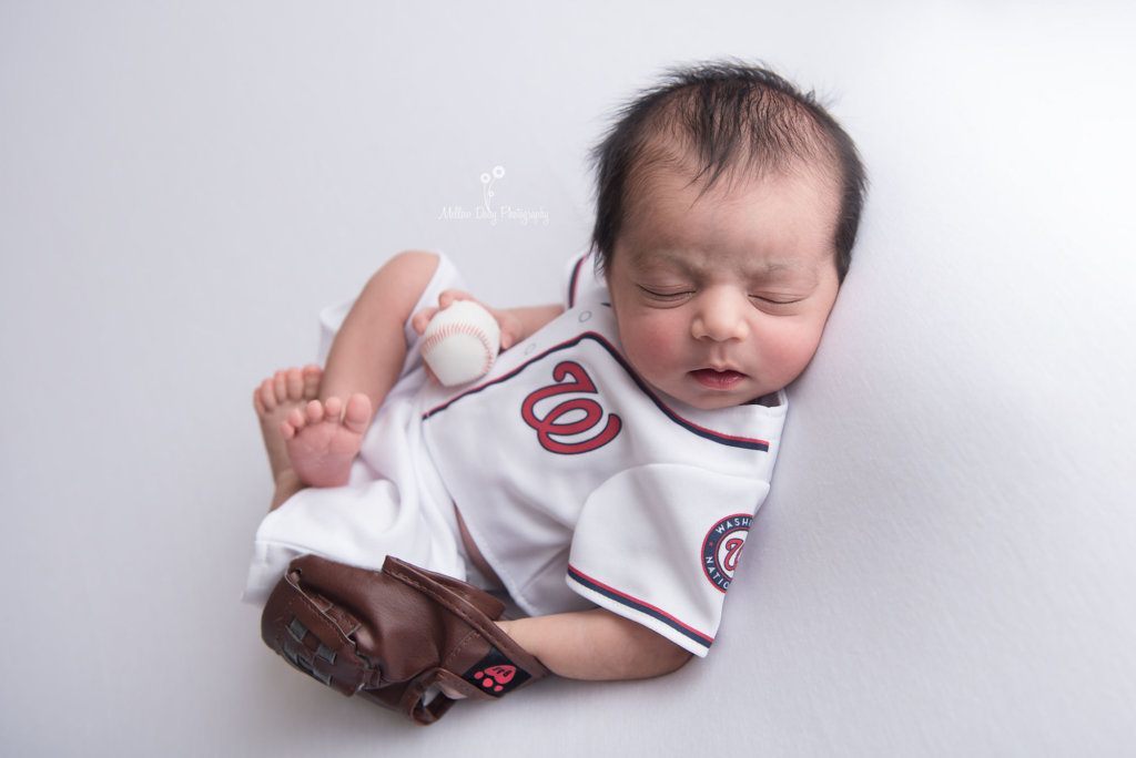 This precious Nats fan is only 8 days old!