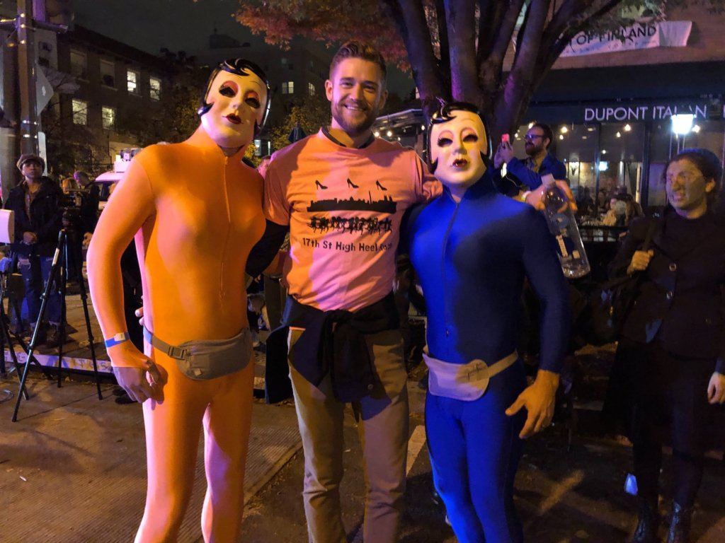 Participants donned bodysuits and other costumes for the 33rd annual High Heel Race.
